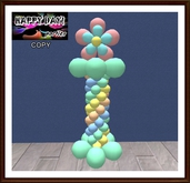 Easter - Flower Balloons Column