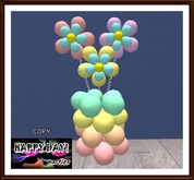 Easter - Mini Balloons Column Flowers