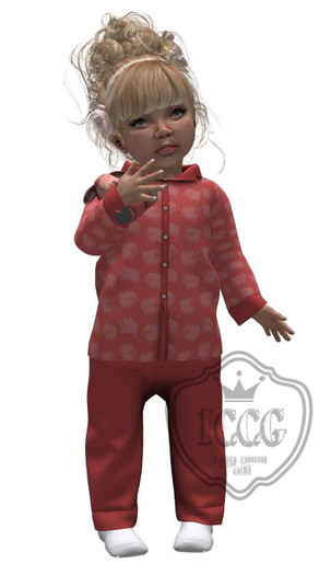 .::Little Clover::.Counting Sheep Gacha~Jammies~Red - Bebe
