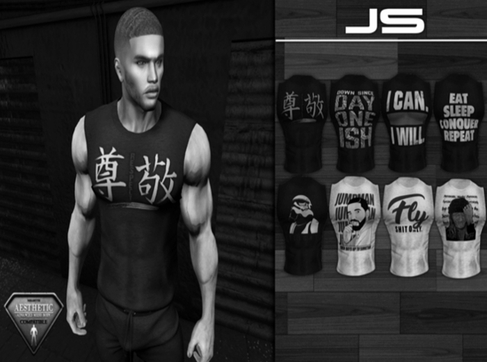 *JS* Sleeveless Shirt (DEMO)-Aesthetic