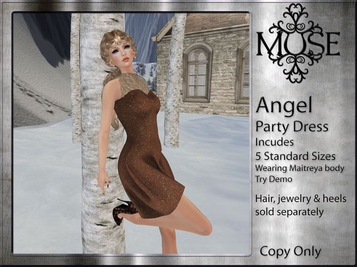 [MUSE] Angel Party Dress - V6 pkg Hud