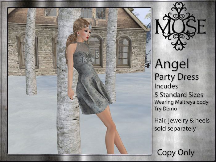 [MUSE] Angel Party Dress - V22 pkg Hud
