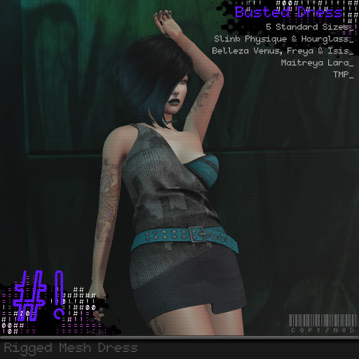#hashbang! - Busted Dress - Deep