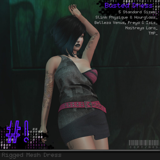 #hashbang! - Busted Dress - Shocking