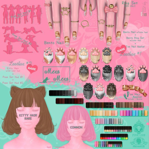 *PH-PL* MewMew // toe nail app (BOX)