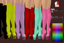 [SAPPHIRE] Peep Toe Boots  216 Color Picker HUD