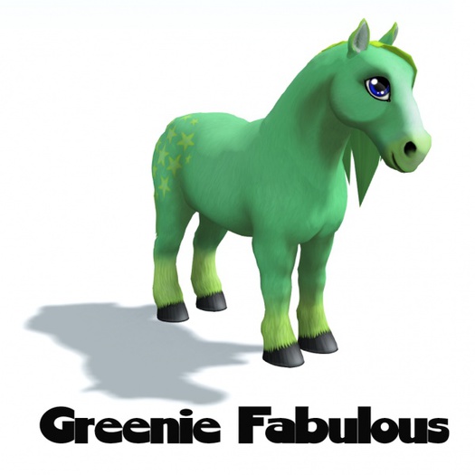 AMARETTO PONIE PALS CLEAN BREED GREENIE
