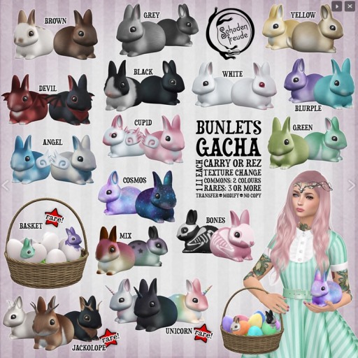 Schadenfreude Bunlet Basket RARE