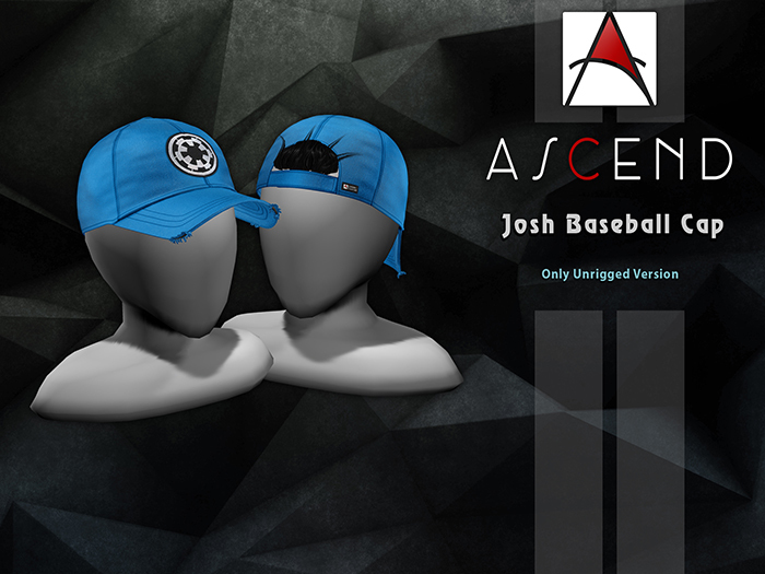///Ascend// Josh Baseball Cap - Light Blue [ADD ME]