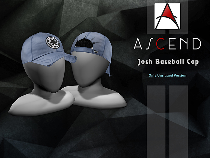 ///Ascend// Josh Baseball Cap - Light Slategray [ADD ME]