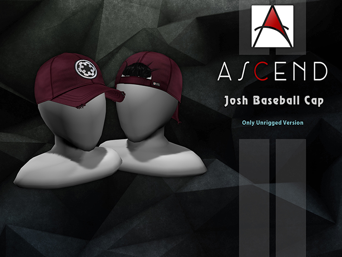///Ascend// Josh Baseball Cap - Merlot