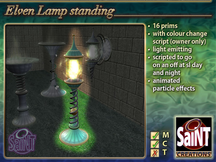 Elven Lamps (standing)