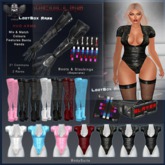 [The Forge] Ocullas Bodysuit, Camo Green & Stockings