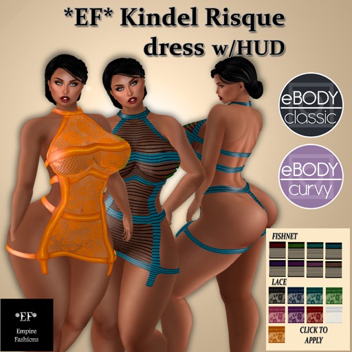 *EF* Kindel Risque dress w/ HUD for eBody 