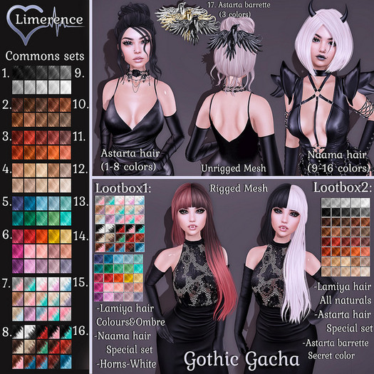 #14{Limerence} Naama hair-Colours2