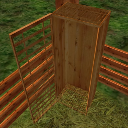RLV - Stable / Storage Cage (cedar)