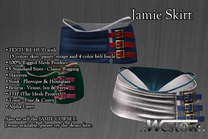 .: WESTON :. JAMIE SKIRT BOX