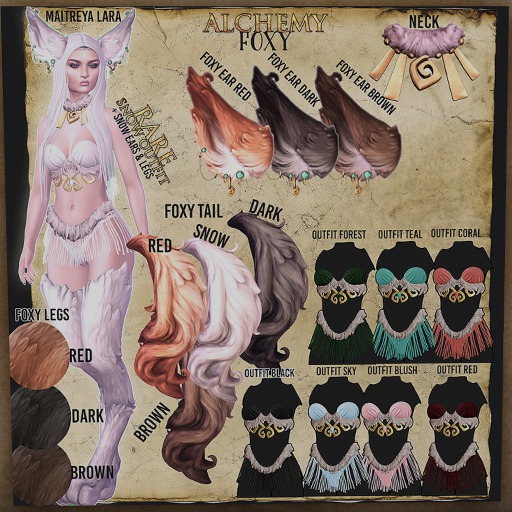 Alchemy - Foxy - Outfit - Red