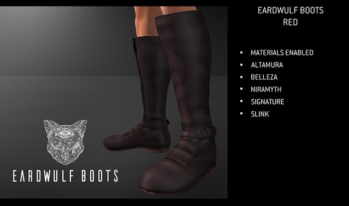 Feral - Eardwulf Boots - Red