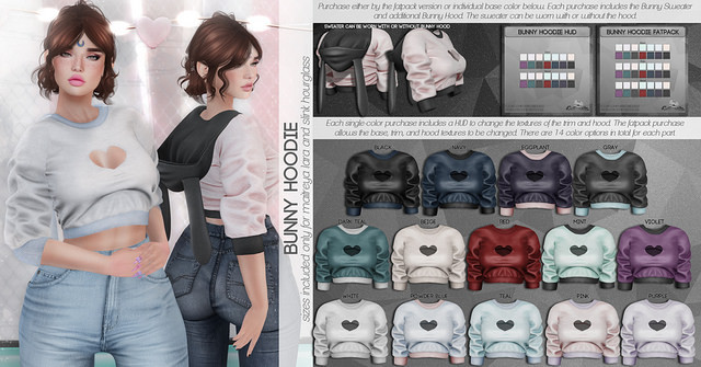 Caboodle - Bunny Hoodie - Gray