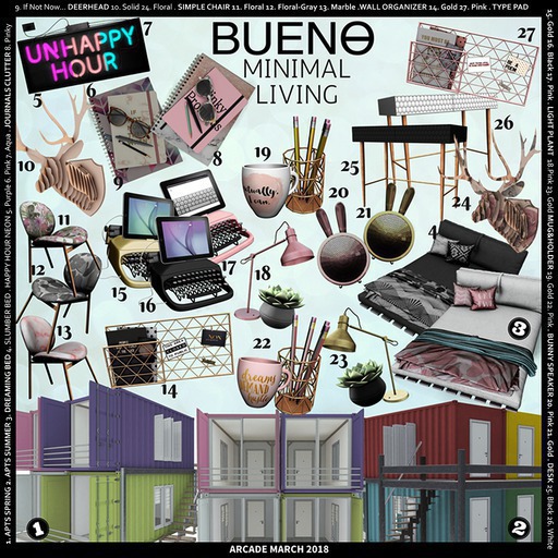 BUENO- Deerhead- Solid