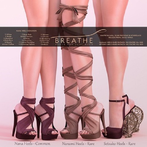 [BREATHE]-Nana Heels-Slink-Serenity