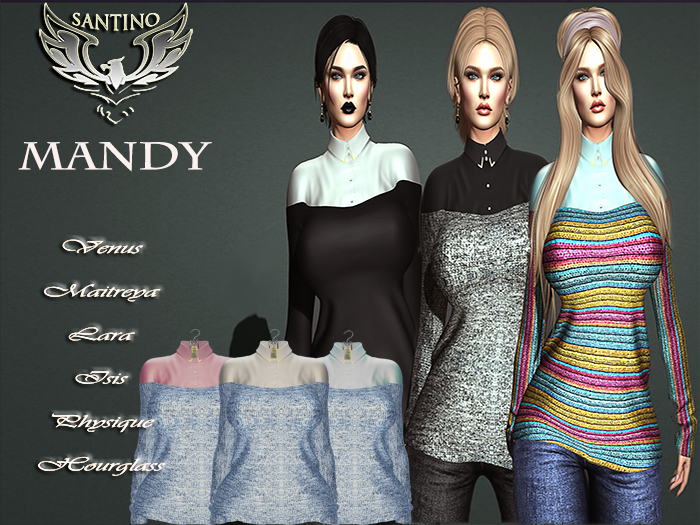 Santino Design-Layered Shirt-Blue