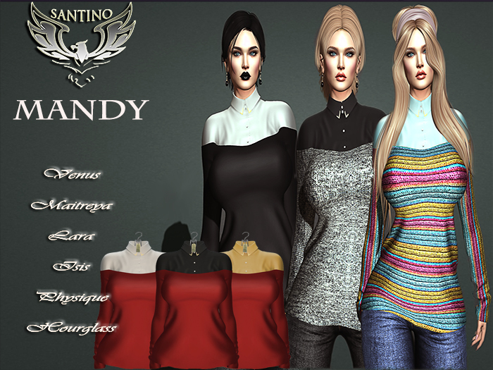 Santino Design-Layered Shirt-Red