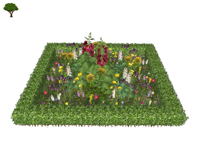 ~ xantes ~ Hedge Creation Colorful Garden - Mesh (wear) BOX