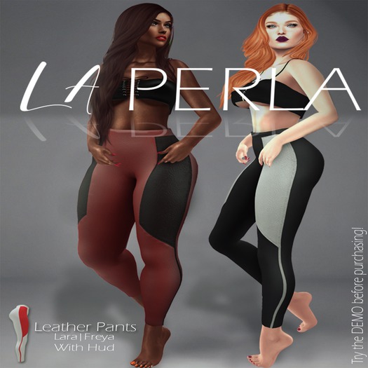 {LP}- Leather Pants Red