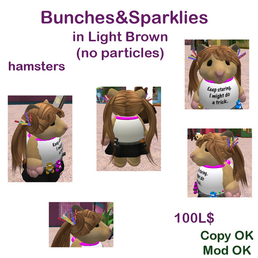 *Tiny B's Designs*Bunches&Sparklies light brown -hammies