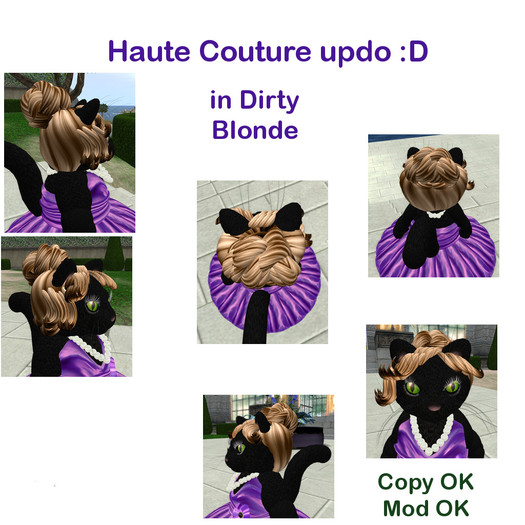 *Tiny B's Designs*Haute Couture updo :D in Dirty Blonde