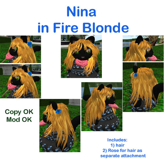 *Tiny B's Designs*Nina in Fire Blonde