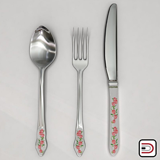 [Danielito] Cutlery Flatware Roses