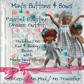 MBB * Pastel Easter Dress Outfit (TD&Bebe)