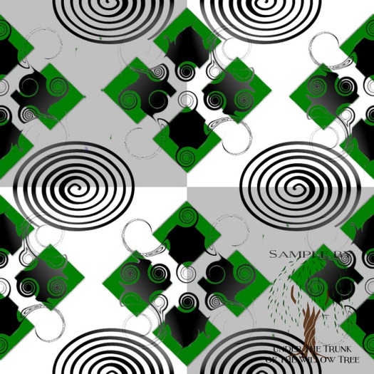 Crazy Stars Green Texture