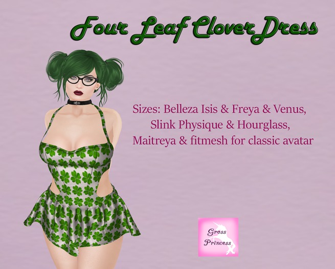 {.Gross Princess.} Four Leaf Clover Dress