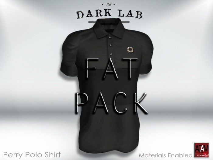 {DARK LAB} Perry Polo Shirt for ADAM [SOLID FAT PACK] Boxed