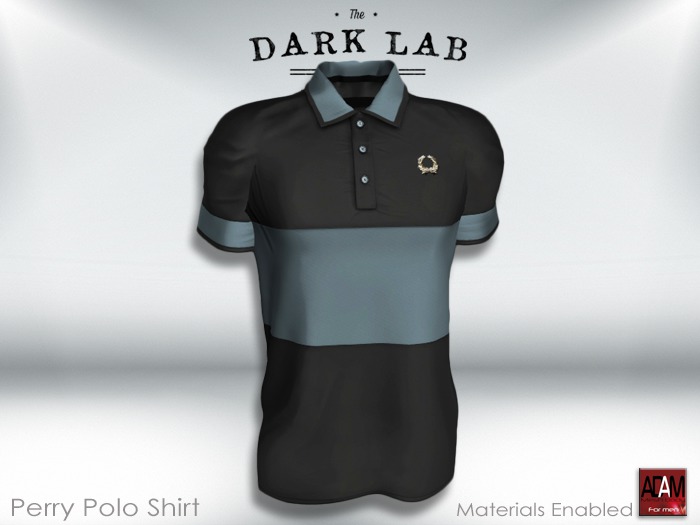 {DARK LAB} Perry Polo Shirt for ADAM [BLUE] Box