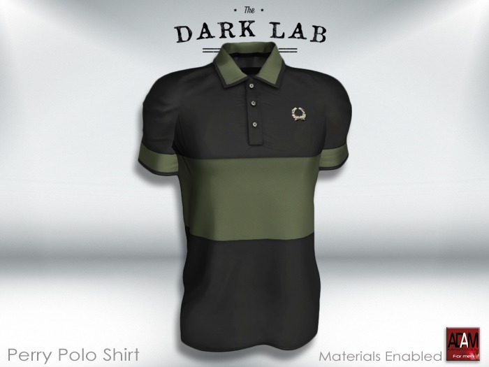 {DARK LAB} Perry Polo Shirt for ADAM [GREEN] Box