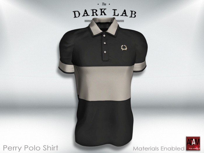 {DARK LAB} Perry Polo Shirt for ADAM [GREY] Box