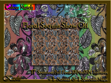 Floral Sequin Show Off Seamless Textures