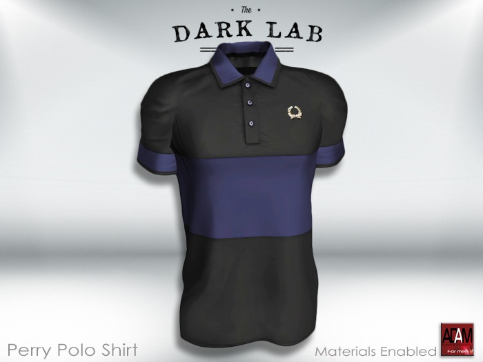 {DARK LAB} Perry Polo Shirt for ADAM [PURPLE] Box
