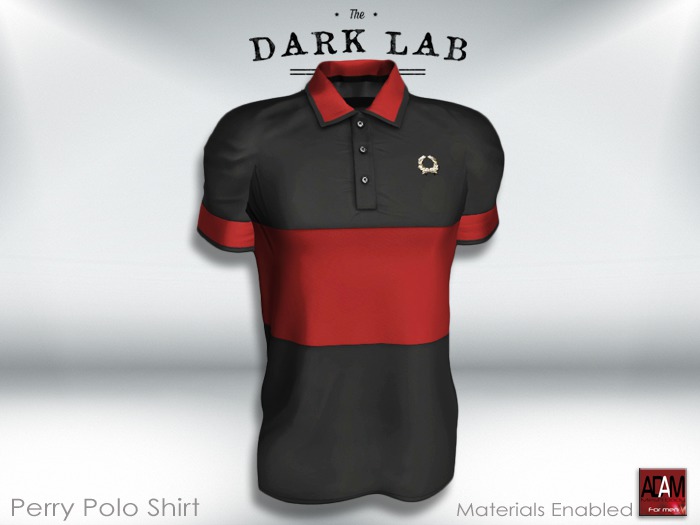 {DARK LAB} Perry Polo Shirt for ADAM [RED] Box