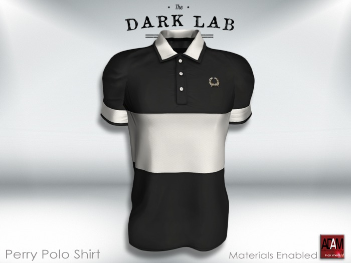 {DARK LAB} Perry Polo Shirt for ADAM [WHITE] Box