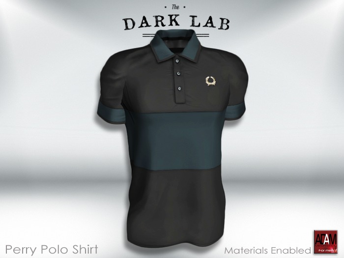 {DARK LAB} Perry Polo Shirt for ADAM [TEAL] Box
