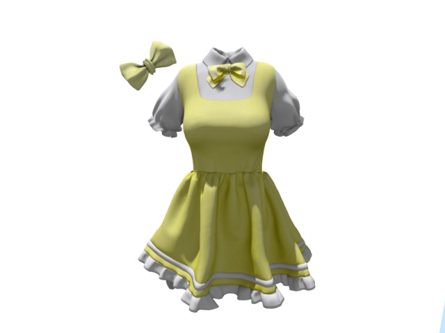 DRESS 700- #6 & BOW BOX