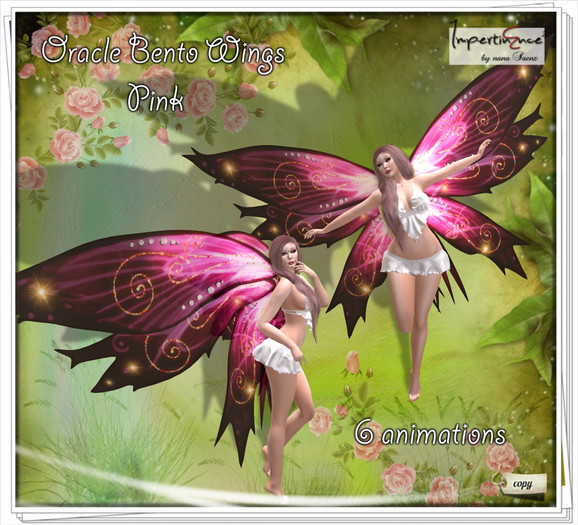 Bento wings Oracle Pink ADD ME
