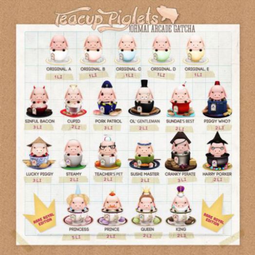 !O: Teacup Piglet Gatcha [Original C]