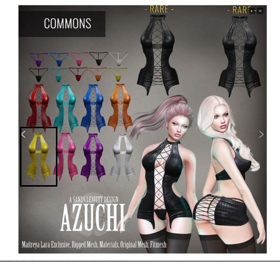 [Azuchi] Dani Bodysuit *Maitreya* Yellow